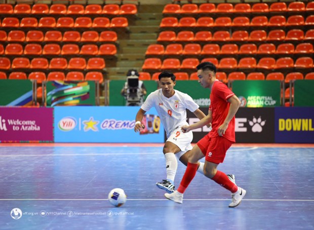 Vietnam draw with Myanmar at 2024 AFC Futsal Asian Cup’s group stage hinh anh 1