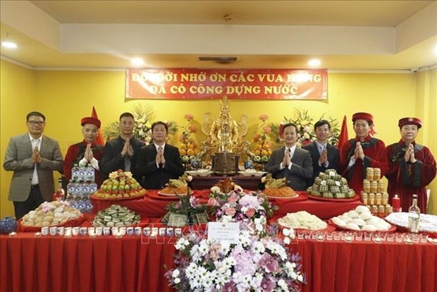 Overseas Vietnamese in Russia commemorate Hung Kings hinh anh 1