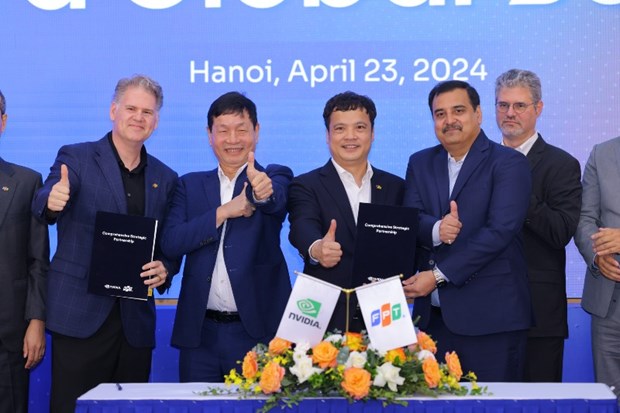 FPT, NVIDIA ink MoU to build 200 million USD AI factory hinh anh 1