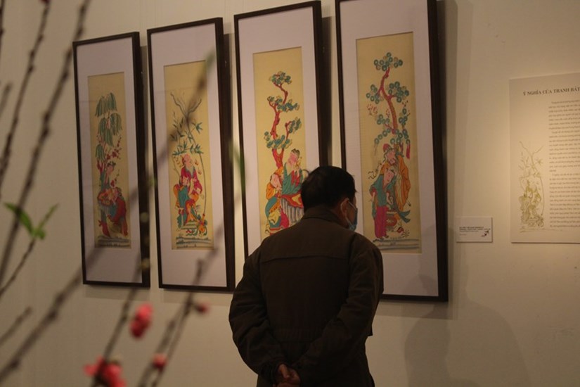 Colour of spring in Tu Binh folk paintings hinh anh 3