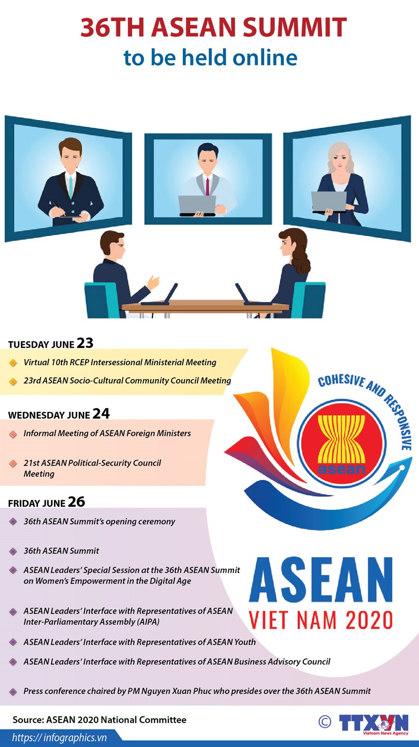36th ASEAN Summit to be held online hinh anh 1