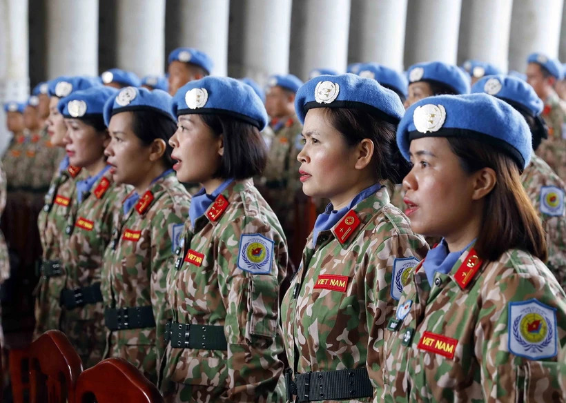 Vietnam's servicewomen play active role in UN peacekeeping operations, Politics